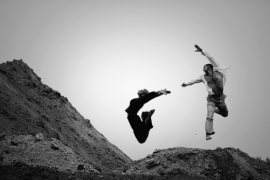 Dance in the sand