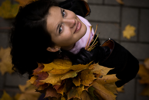 Herbst Mädchen
