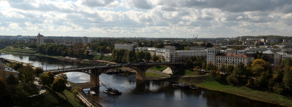 Kirov bridge over the River Daugava