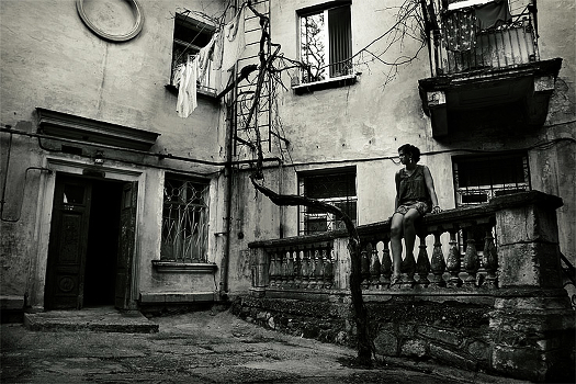 From a series of courtyards Sevastopol