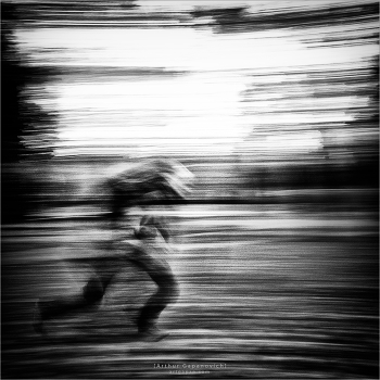 [ I'm running away from the rain ... ]