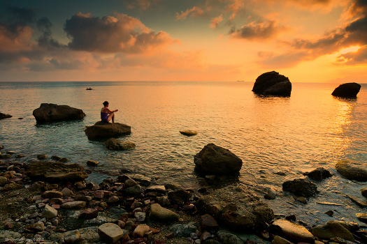 Watching the sunset