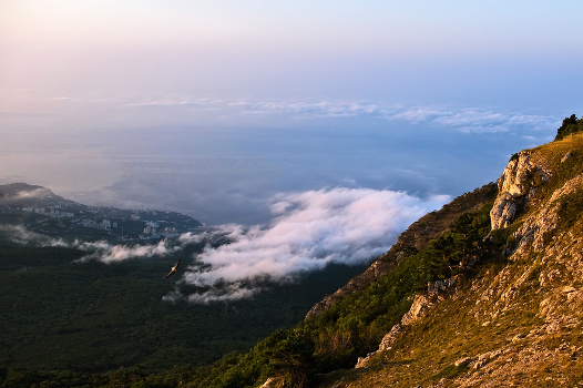 Flying over Mishor