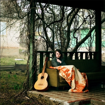 Portrait of a guitar