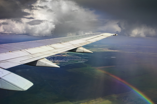 Über dem Regenbogen