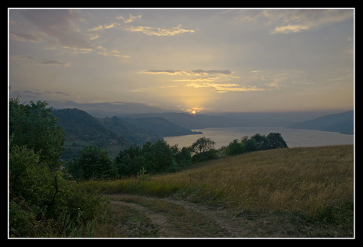 Sunset on the Danube