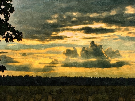 In the evening