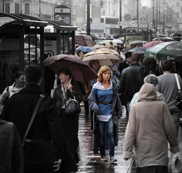 In our city, rain ...
