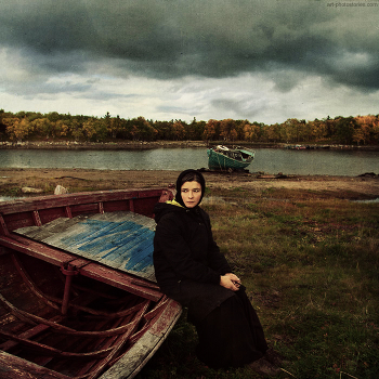 At the graveyard of abandoned ships