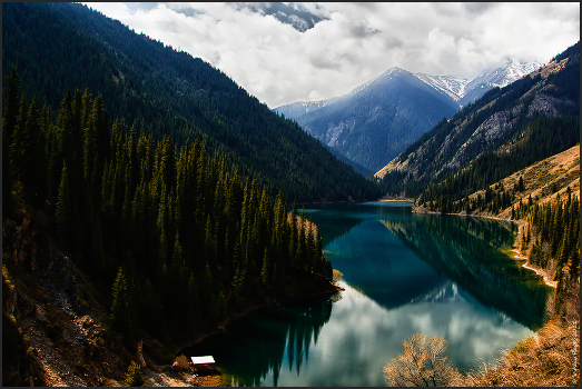 Spring in mountains