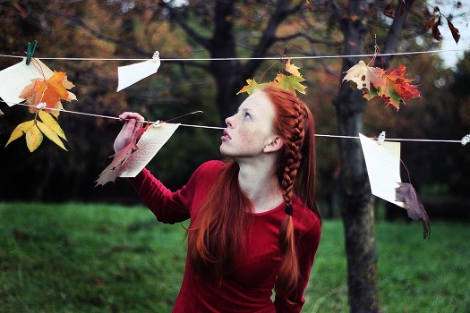 Fall on clothesline