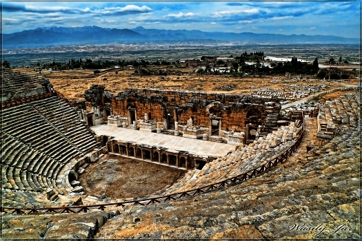 The ancient landscape ..