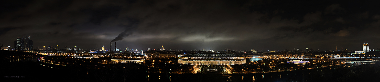 Panorama of Moscow (night :)