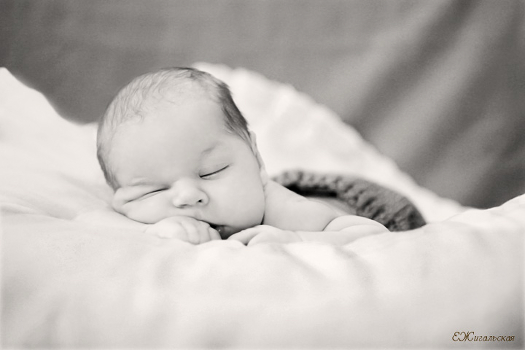 Asleep.