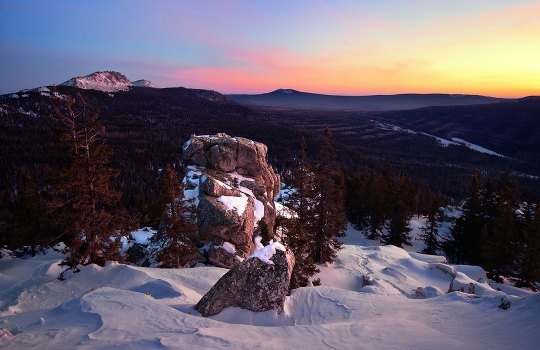 Morning in the Mountains