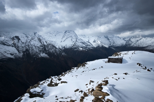On the mountain tops