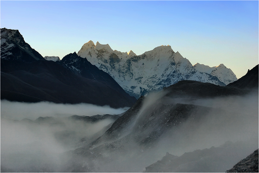 Misty sunrise side of the ...