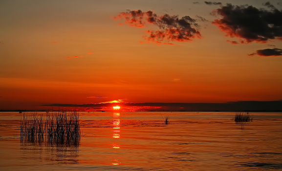 Peterhof Sonnenuntergang ...