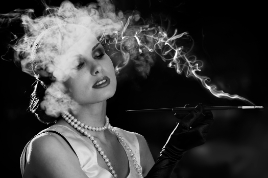 Portrait of the smoke.