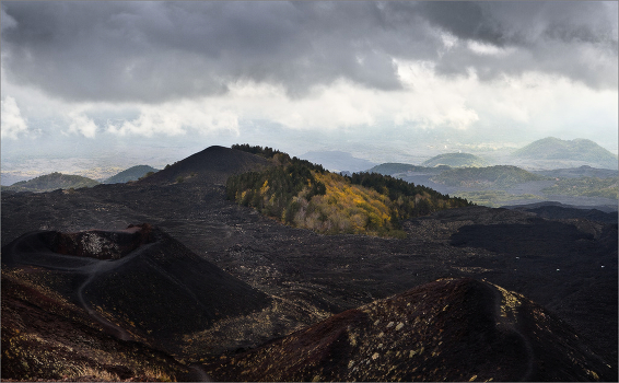 Walking on the volcano .....