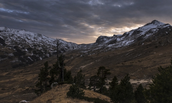The first evening of winter
