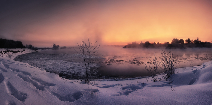 Morning fire ....... .......