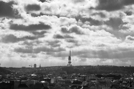 Zizkov Television Tower in Prague