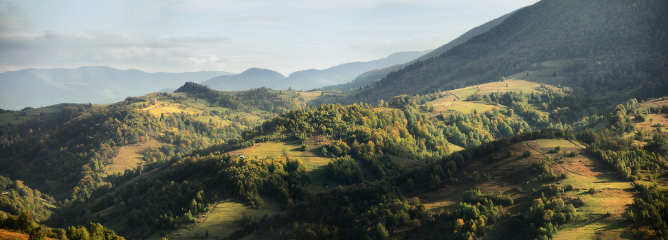 October evening in the Carpathians