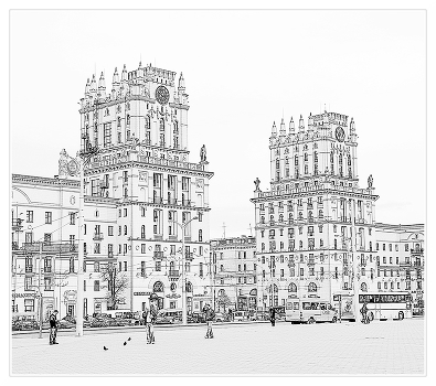 The gates of the capital