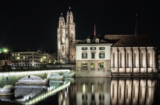 Night Zurich.