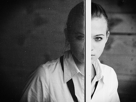 Black White