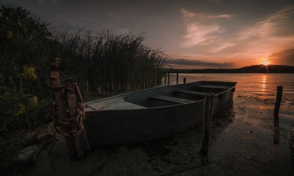 River sunset