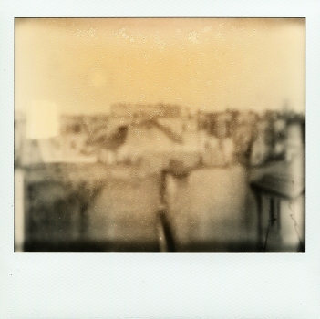 in the dream I was walking on the roofs