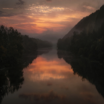 Dawn over the Seversky Donets