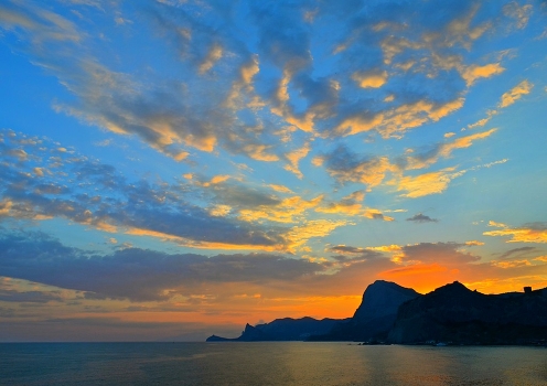 Sudak at sunset