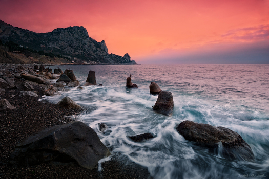 One morning on the sea