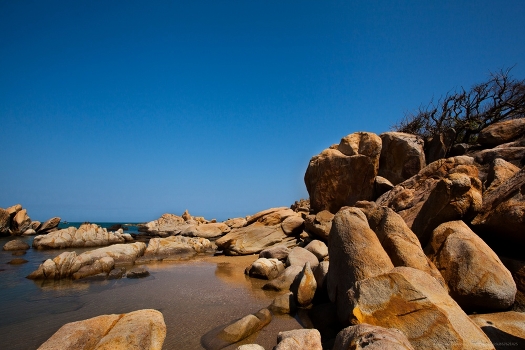 Surroundings lighthouse Kera. Vietnam