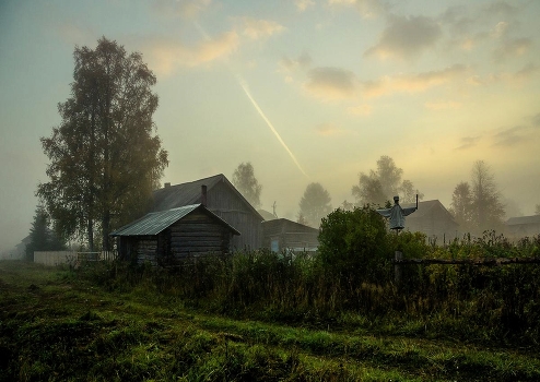 On the edge of the village ...