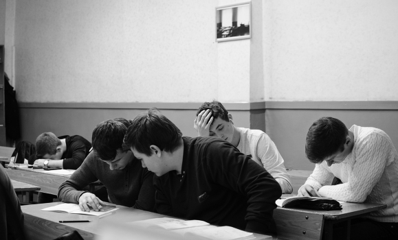 Students in the classroom