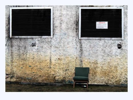 About green armchair