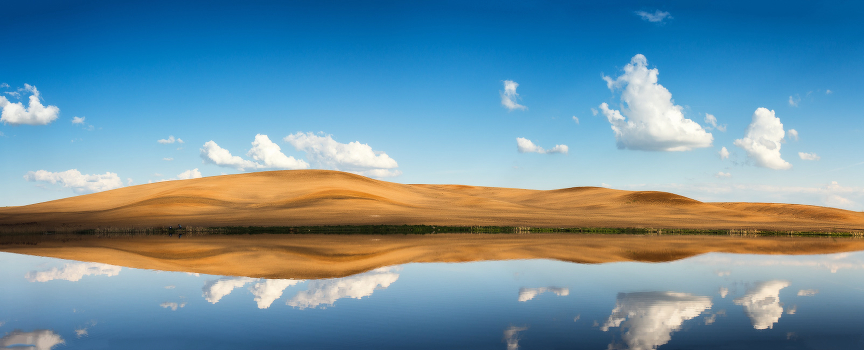 Hills and water
