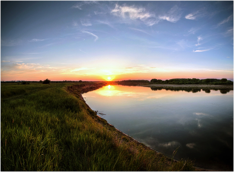 Pacific sunset on the Dnieper