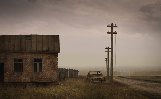 House near the road