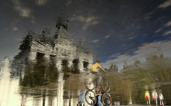 Rain in the city