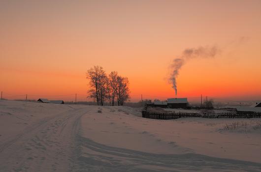 Frosty morning.