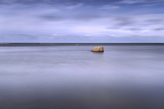 Rock in the sea