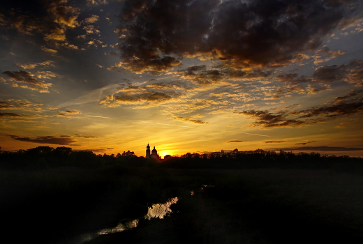 Sunset in Krasny
