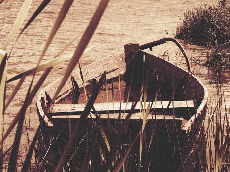 in a remote backwater