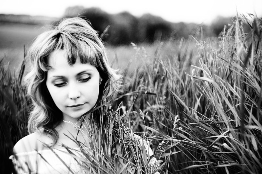 Walk in tall grass
