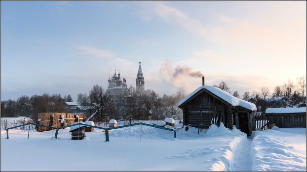 Winter in der russischen Provinz